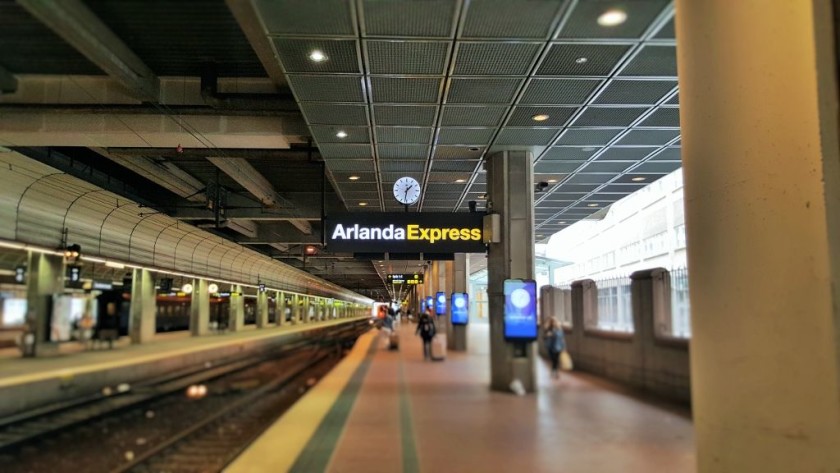 The part of the station used by the Arlanda Express