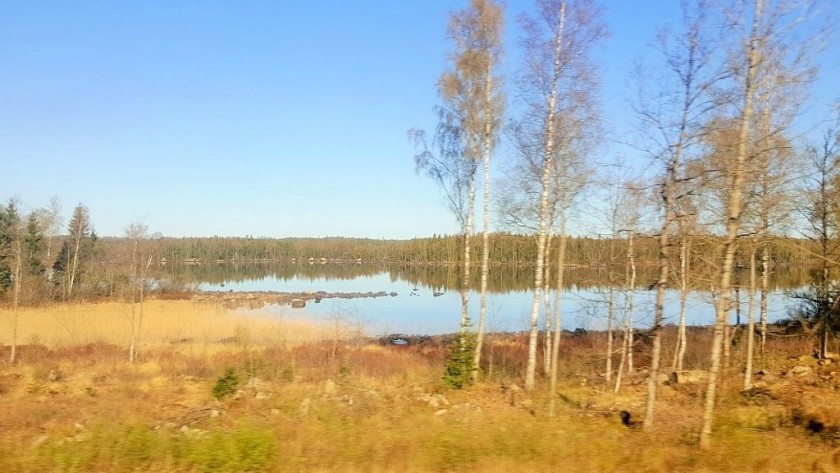 From a Stockholm to Malmo train