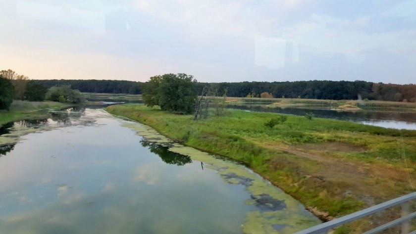 On the Berlin - Warsaw train journey, this is as good as the scenery gets