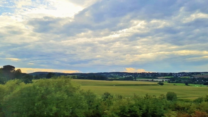 From the high speed line between Koln and Frankfurt