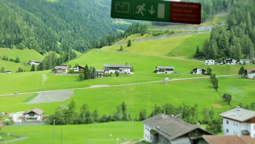 Between Innsbruck and Brennero in summer