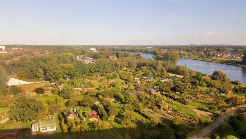 Crossing the Kiel canal at Rendsburg