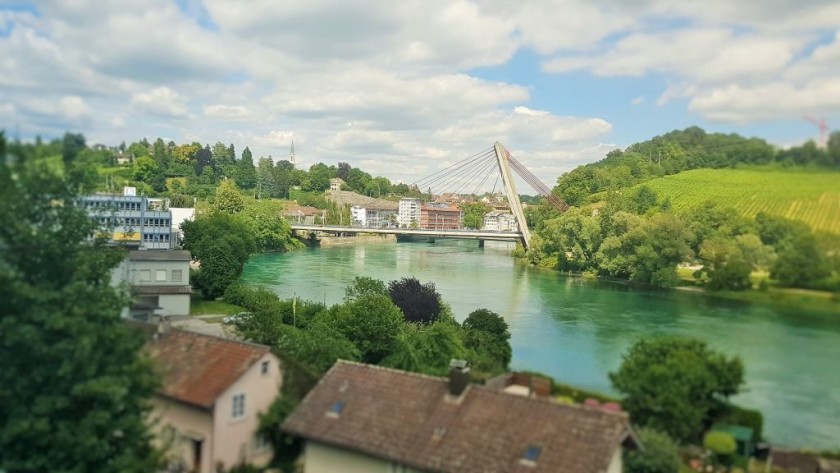 Approaching Schaffhausen station