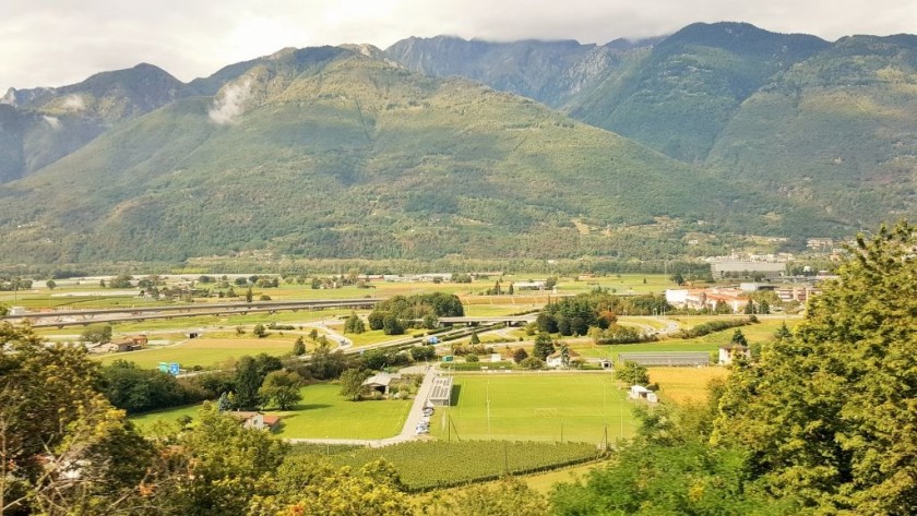 The ascent from Bellinzona