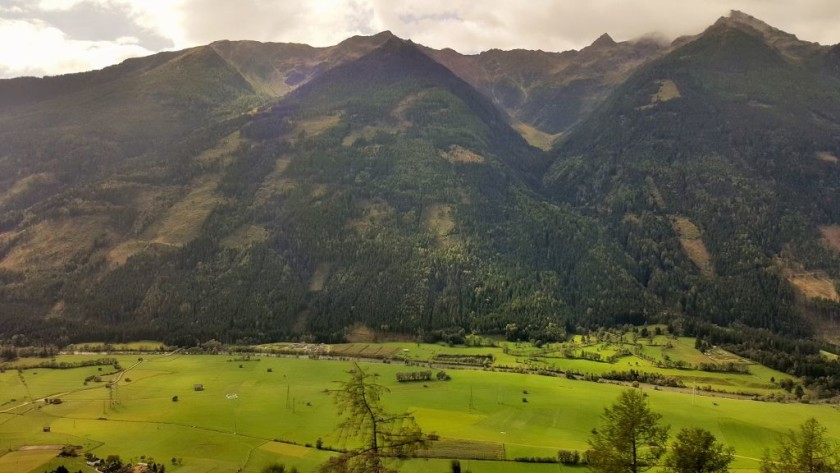 Between Bad Gastein and Villach (from the right)