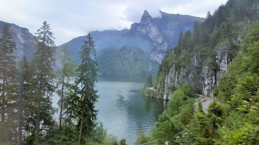 The view from the train near Traunkirchen