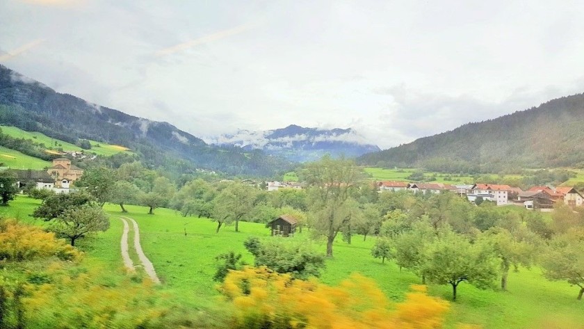 The highlight of this particular journey is the ascent up to the Arlberg Pass, after the train departs from Landeck  But the most spectacular views of The Arlberg Pass can only be seen, in this direction, from trains once they have continued beyond St.Ant