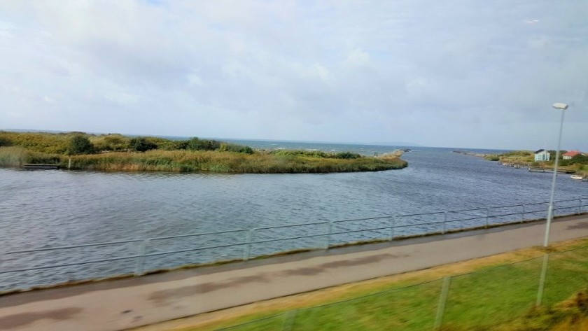 Looking towards the Swedish coast
