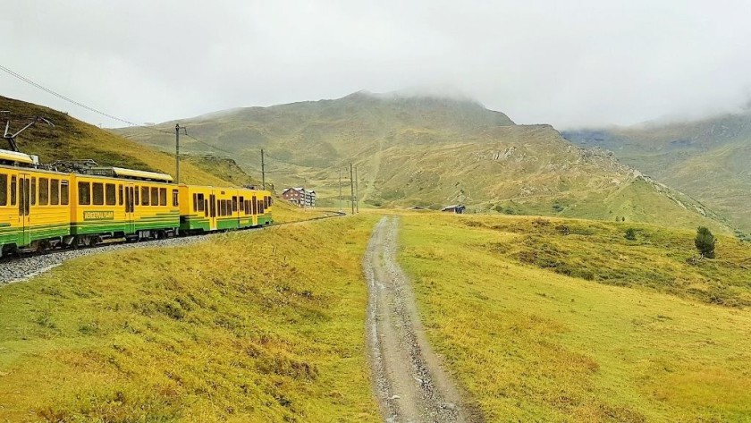 From the right when heading UP to Kleine Scheidegg #2