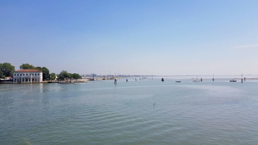 Leaving the Venetian lagoon behind and travelling on to the mainland