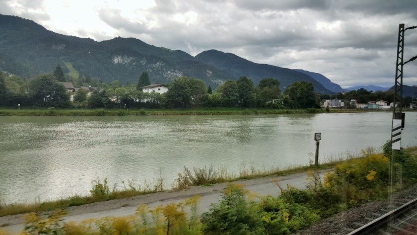 Heading east from Innsbruck at Kuftstein