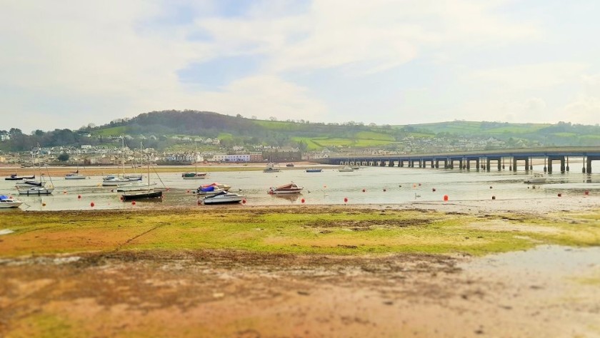 The first glimpse of some surf boards near Newton Abbot