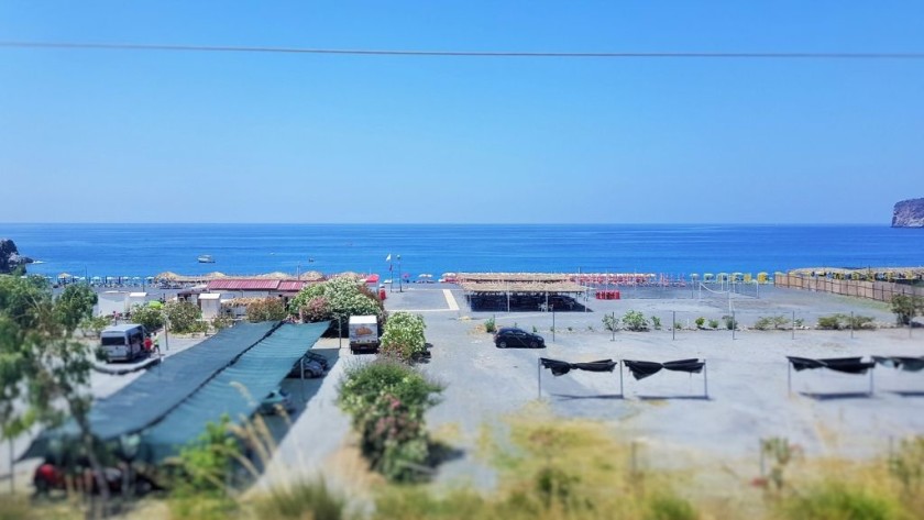 or more than an hour the railway is close to the shore