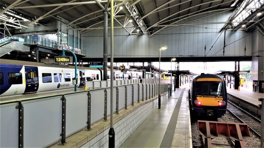 The terminus part of the station which houses platforms 1-6