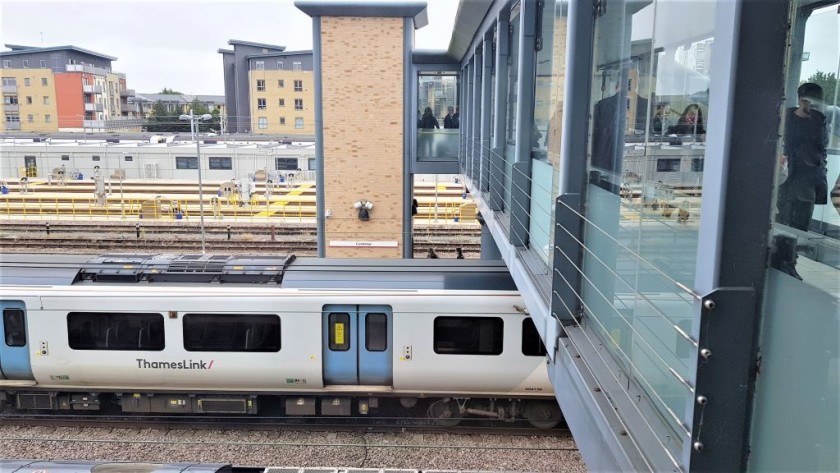 The lift on platform 7 and 8 is housed within this tower