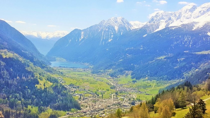 Heading up to the Bernina Pass from Tirano