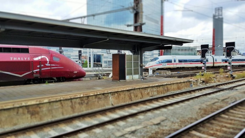 Taking Thalys or ICE trains on to Germany from Bruxelles-Midi