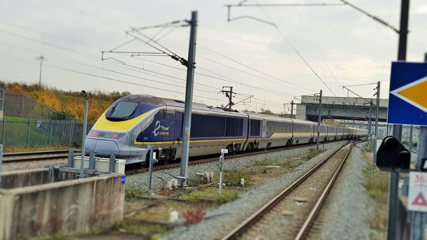 The e300 trains tend to be used on Eurostar services which start and finish in Bruxelles