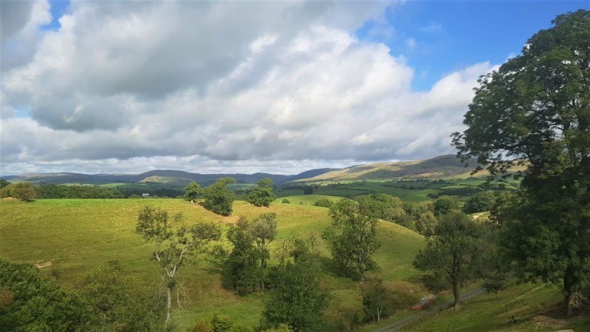 Looking towards The Lake District on a Lancaster to Glasgow journey