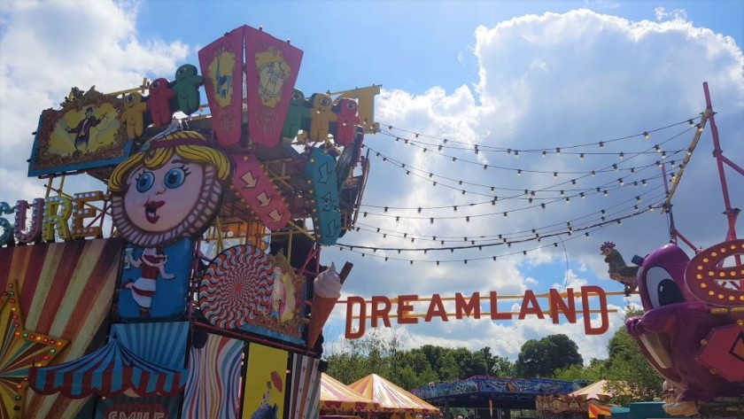 Entering into the Rides area of Dreamland