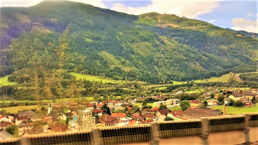 The descent into Villach is a highlight
