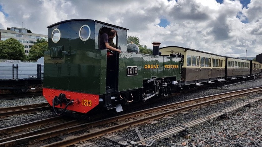 The Vale of Rheidol Railway in Aberystwyth