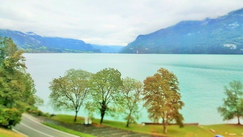 Looking over Lake Brienz after Interlaken