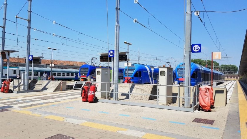Modern Regionale trains have arrived in Venice