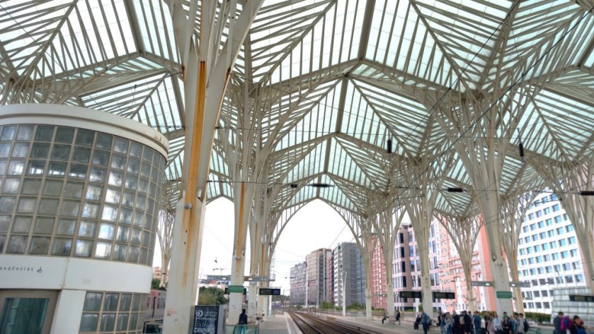 The roof at Lisboa Oriente