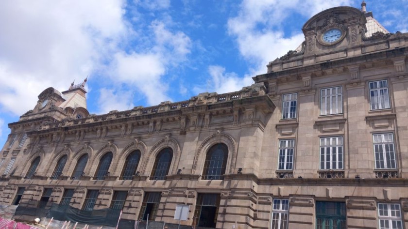 in front of Porto Sao Bento station