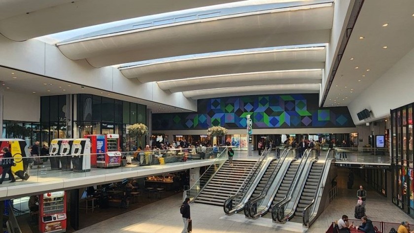 The mall at the Gare Montparnasse