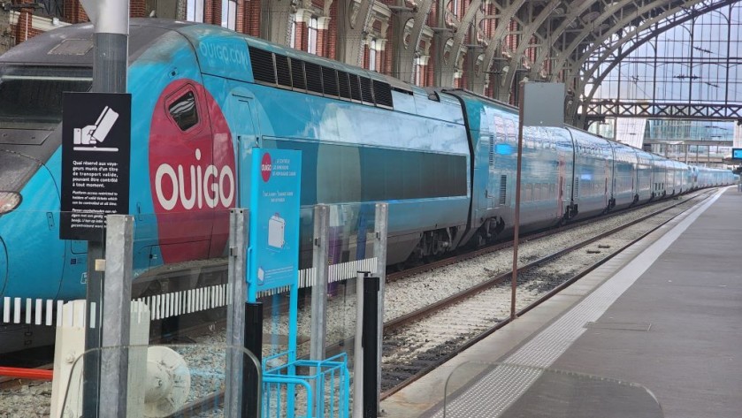 A Ouigo service has arrived in Lille