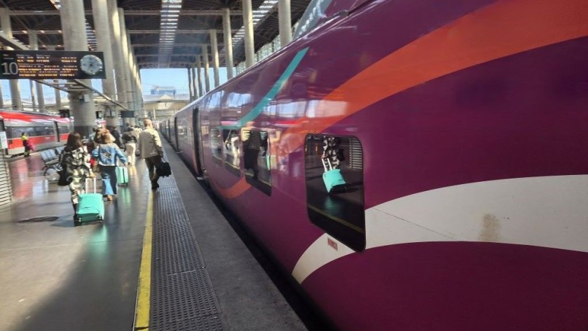 Boarding an avlo service at Madrid Atocha