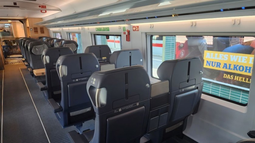 1st class seating on an ICE 3 neo train