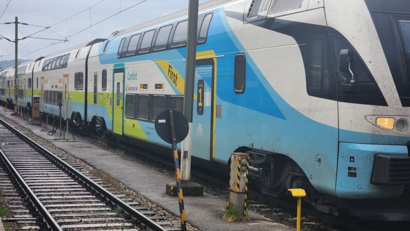 A WESTbahn train at Wien West station