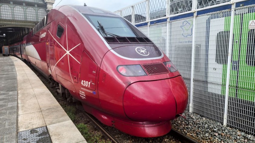 A Eurostar train from Brussels has arrived in Paris