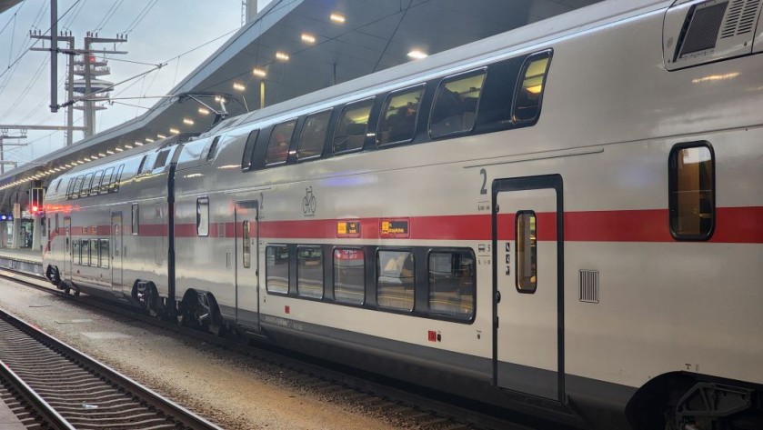 The 'Kiss' trains now being used on some German IC routes are also double-decked