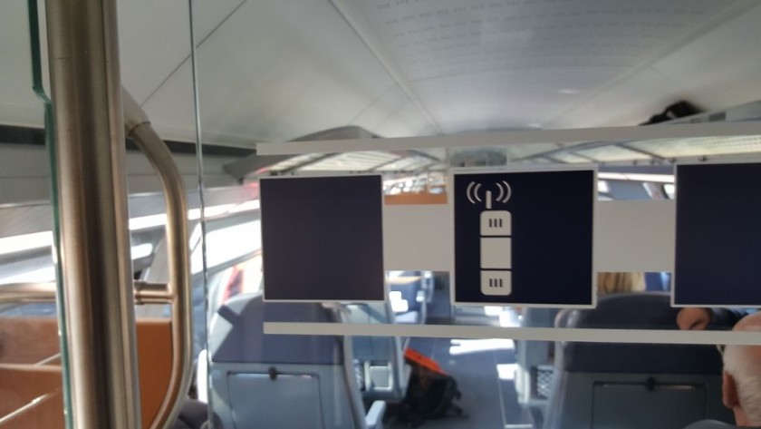 The Quite zone on an Intercity 2 train