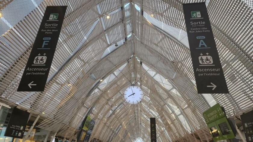 Heading to the train at Montpellier-St Roch