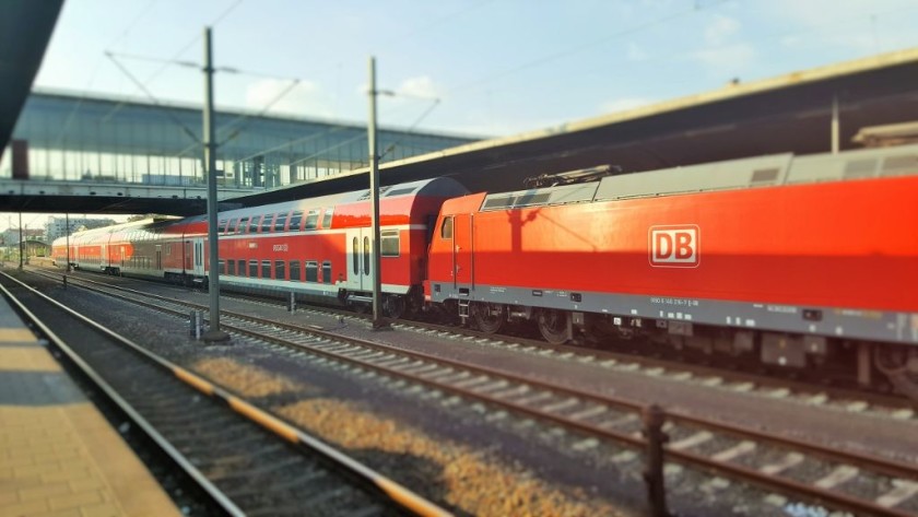 A train used for RE services