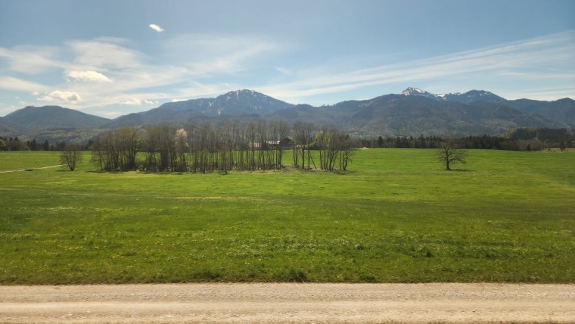 On a train from Salzburg to Munich or Innsbruck