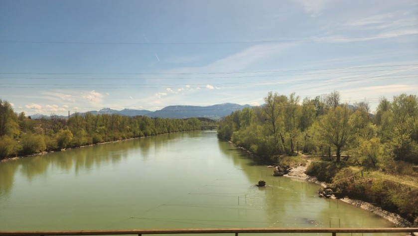 On the train from Salzburg to Munich and Innsbruck