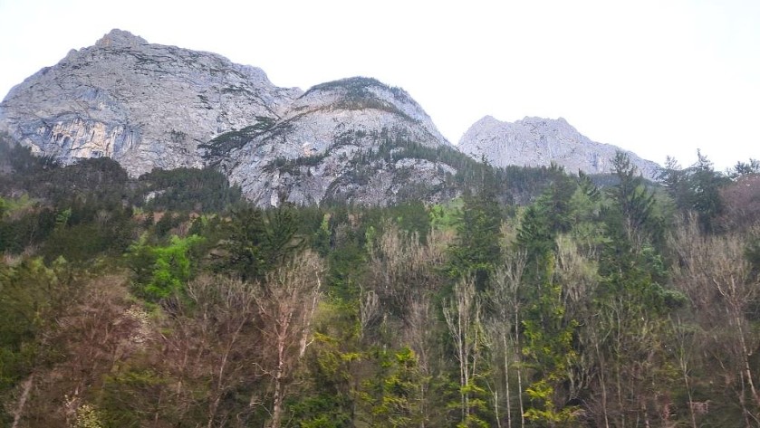 On a train between Bischofshofen and Salzburg