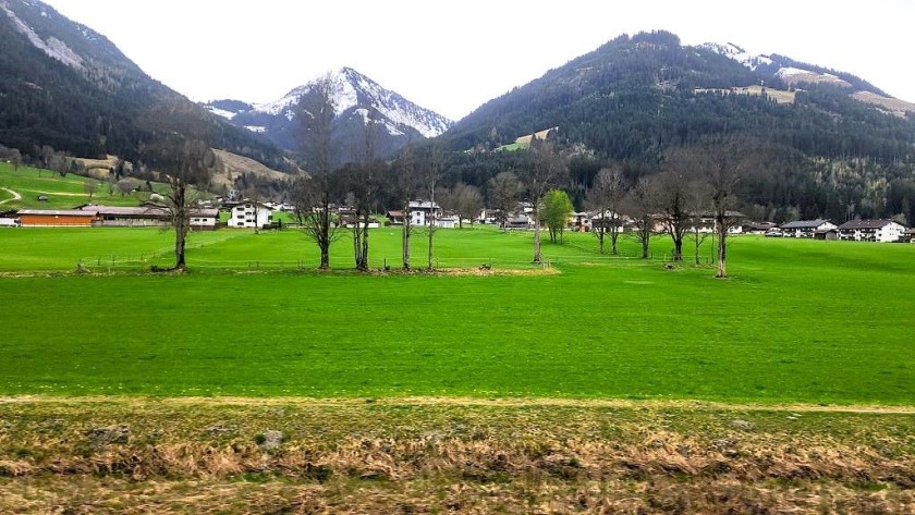 On the train between Worgl and Kitzbuhel