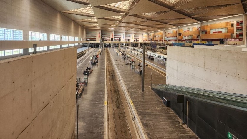 From the Departure Hall at Zaragoza Delicias