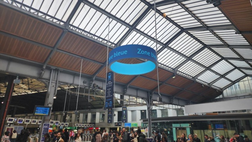 The zone bleue at Saint Lazare
