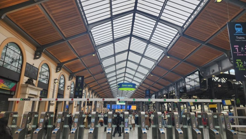 On the concourse at Paris St Lazare