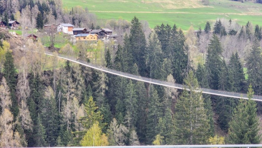 Heading west from Andermatt on a train to Brig