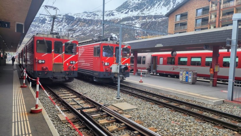 At Andermatt station