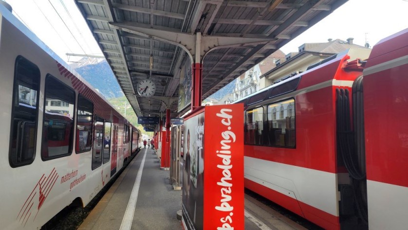 The MGB station at Brig